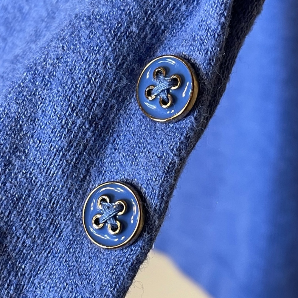 J. McLaughlin Blue Long Sleeve Top - Picture 5 of 9